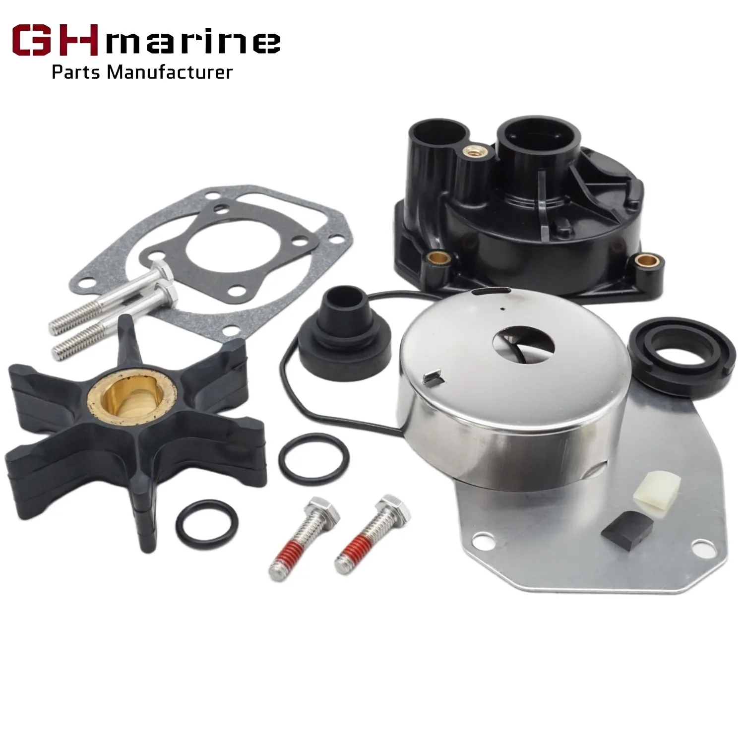 Outboards 40 45 50 55 60 65 70 HP Boat Engine Replace Johnson Evinrude Water Pump Impeller Repair Service Kit 0438593 0437772