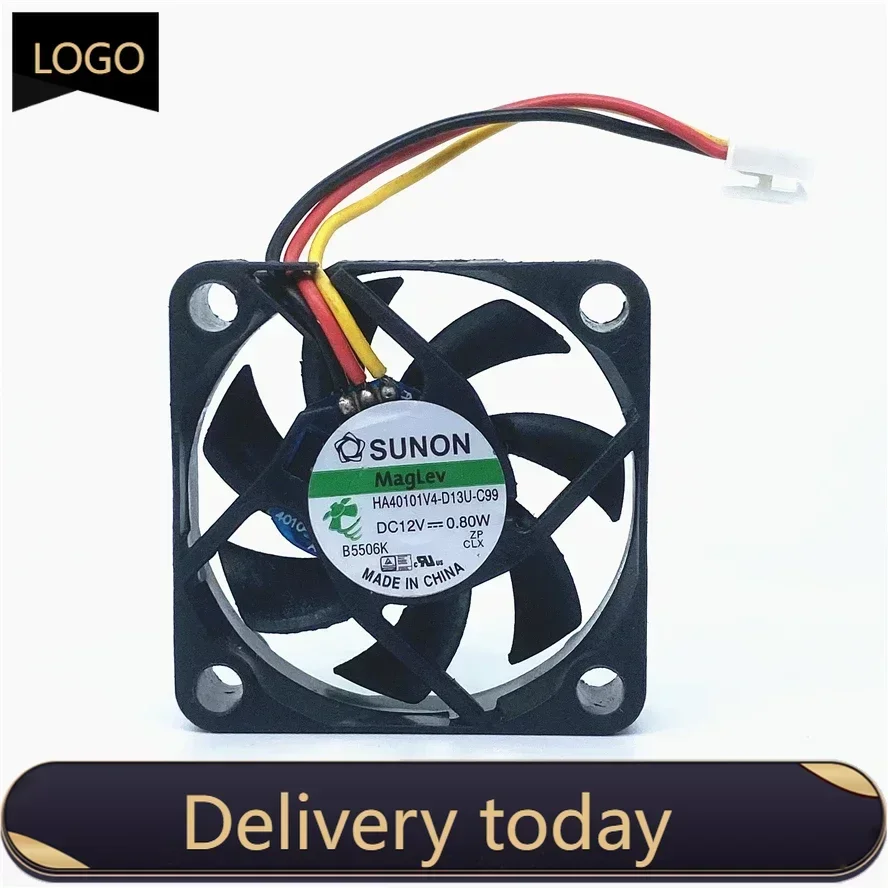 

SUNON Maglev 4010 40mm 40x40x10mm Cooling Fan 4CM HA40101V4-D13U-C99 DC12V 0.8W For 3D Printer North Bridge Chip Fan 3pin