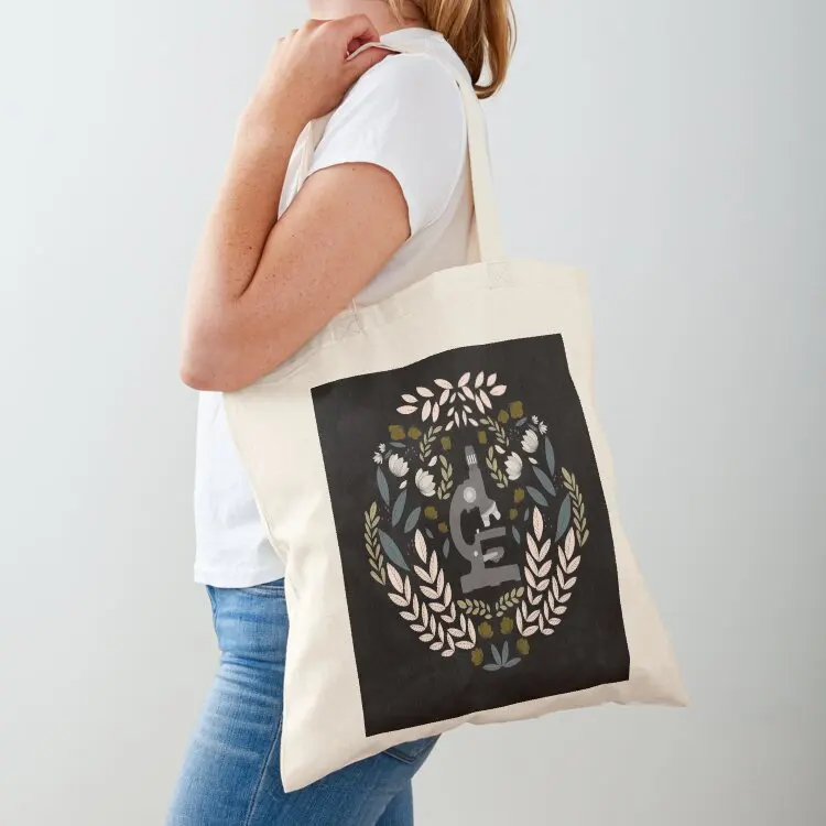 Gray Folk Microscope Tote Bag bags woman 2026 large size bags university shopper bag