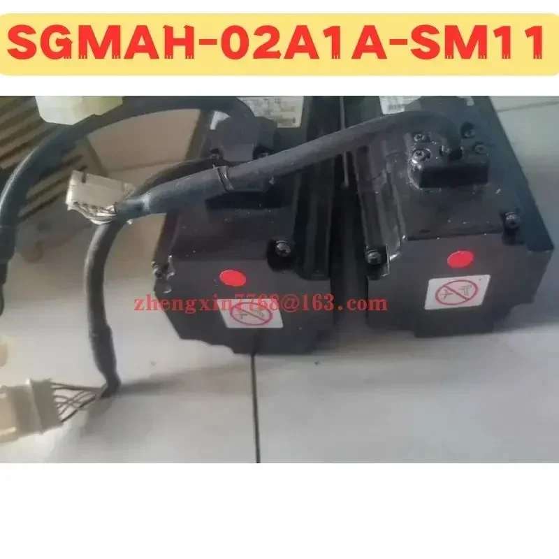 Used Servo Motor SGMAH-02A1A-SM11 SGMAH 02A1A SM11 Normal Function Tested OK