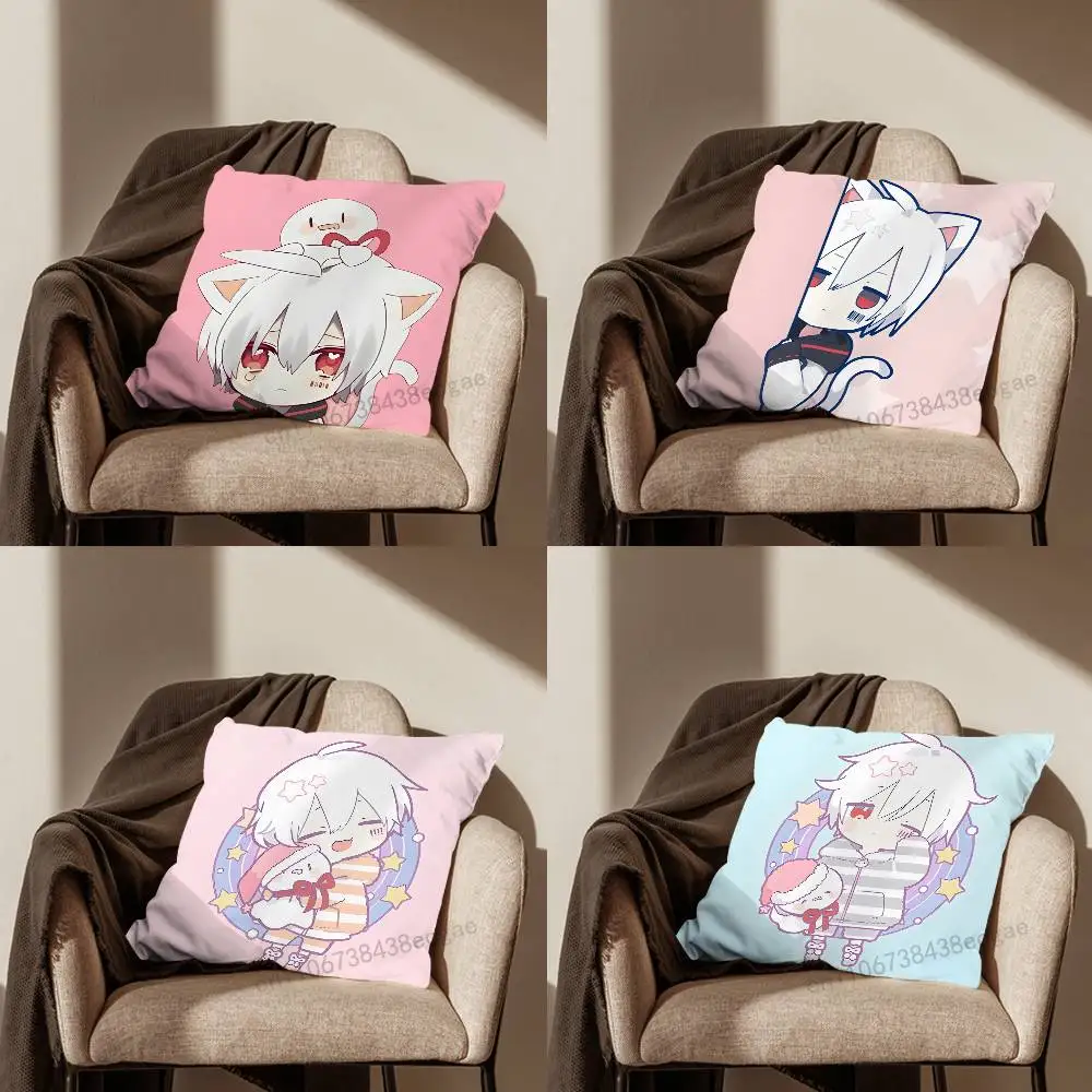 

Cute M-Mafumafus Singer Pillow Case For Room Sofa Cushion Cover Suitable For Home Bedroom Decoration And Protector