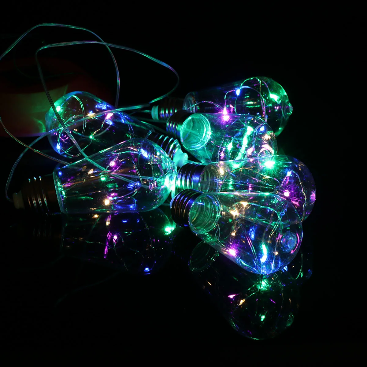 الطاقة الشمسية الدورية الرياح الرنين ضوء أنبوبي لمبة اللون تغيير LED الشمسية مصباح معلق في الهواء الطلق ديكور فناء حديقة ساحة المنزل