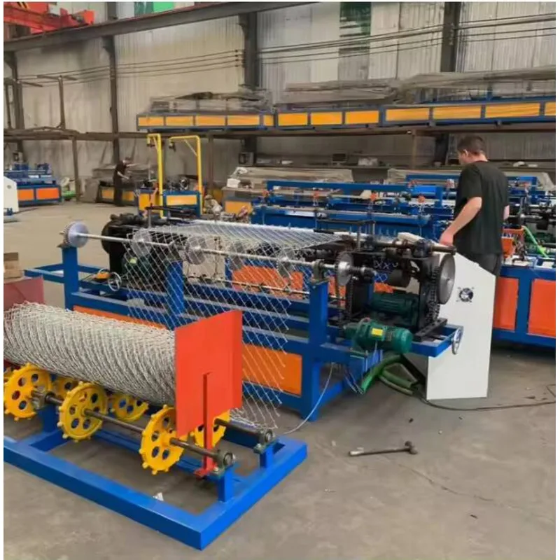 High Speed Chain Link Fence Machine/Diamond Mesh Making Machine For Chicken Cage
