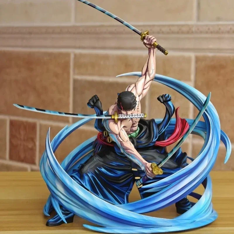 

BANDAI One Piece One Piece's Genealogy C Appreciation Zoro Black Rope Large Tornado Ink Block Technique Figure Ornaments