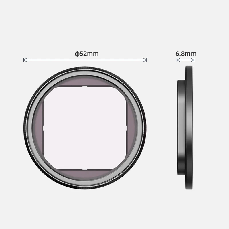 Filtro Suporte Protetor Frame Metal para Insta360 Ace Pro, ACE Sports Camera Acessórios