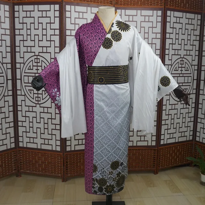 ss13VTuber NIJISANJI Luxiem новогоднее кимоно Shu Yamino Ike Eveland Vox Akuma Mysta Rias Luca Kaneshiro Косплей Костюм