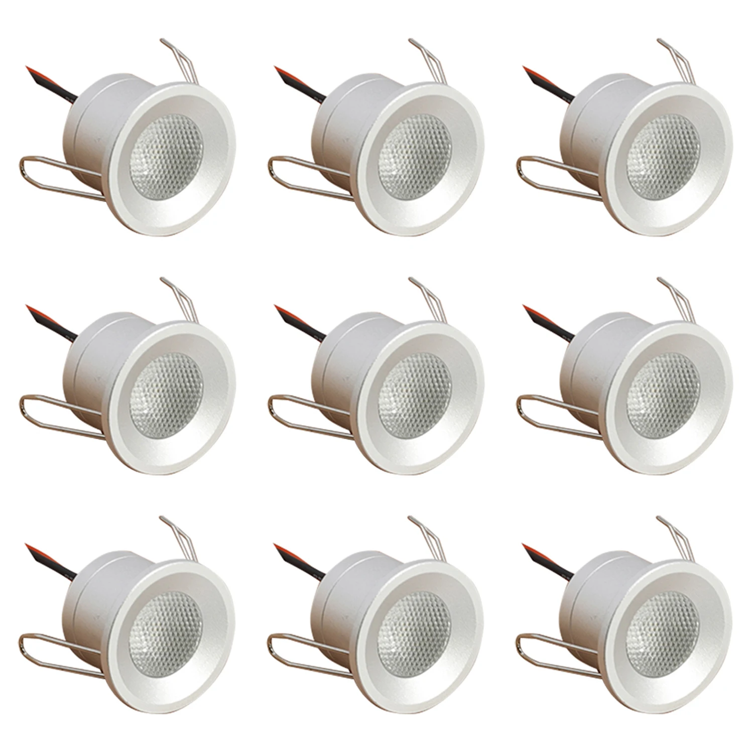 LED Mini Down Light 12V 1W Recessed Small Spotlight Indoor Ceiling Lamps Stair Step Hallway IP65 Waterproof Cabinet Lighting