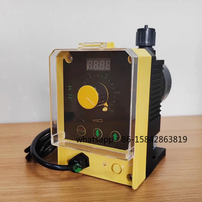 JLM Electromagnetic Diaphragm Metering Pump PTFE Chemical Resistant Adjustable Flow for Wastewater Treatment