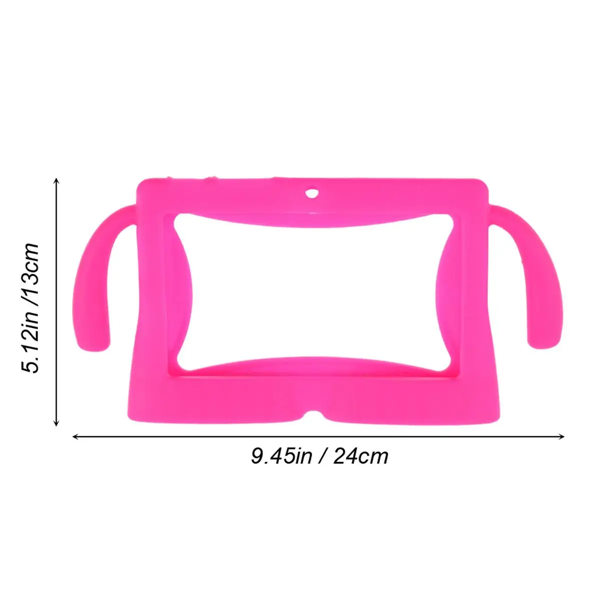 

7 Inch Kids Tablet Case Cover for Q88 Shell Silicone Rose Red Collision-resistant
