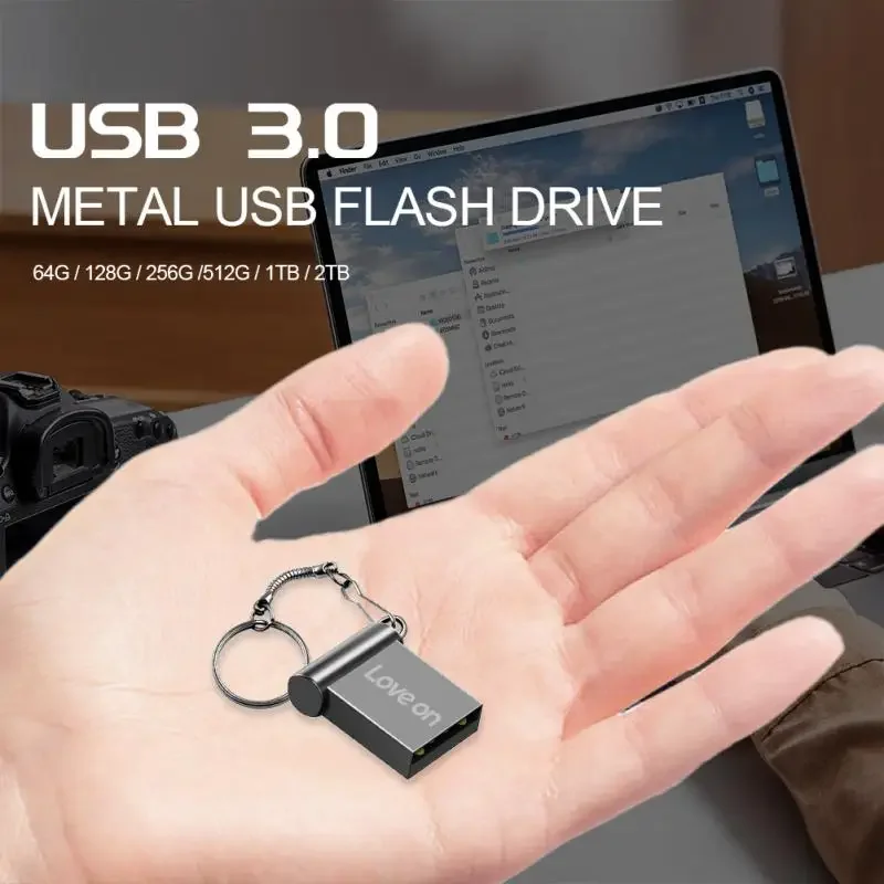 2Tb Usb 3.0 Flash Drives High Speed Metal Pendrive 1Tb 512Gb 256Gb 128GB Memoria Portable Usb Drive For PC Laptop Computer Disk