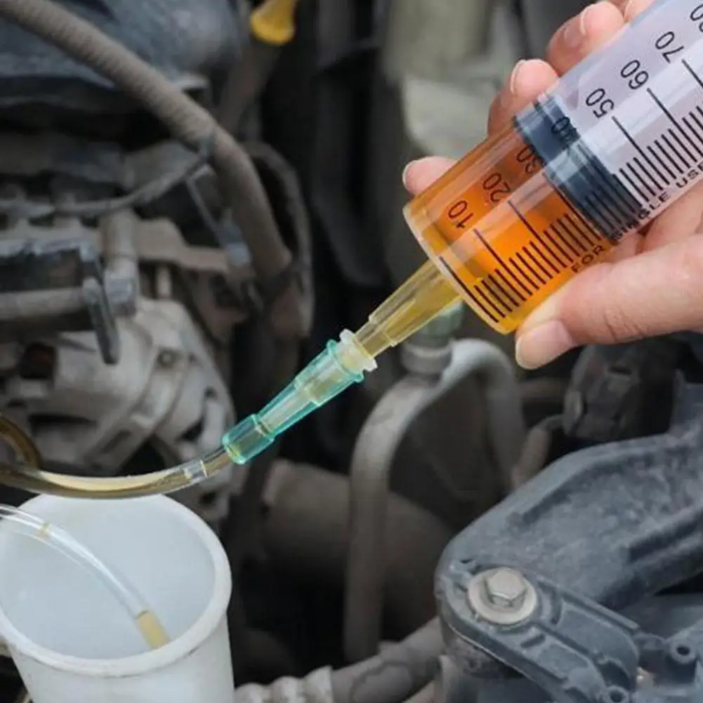 0.5L مضخة زيت حقنة السيارات خزان الوقود ملء المعدات السوائل النازع مع خرطوم 1 متر قابلة لإعادة الاستخدام إبرة برميل مضخة زيت الملحقات