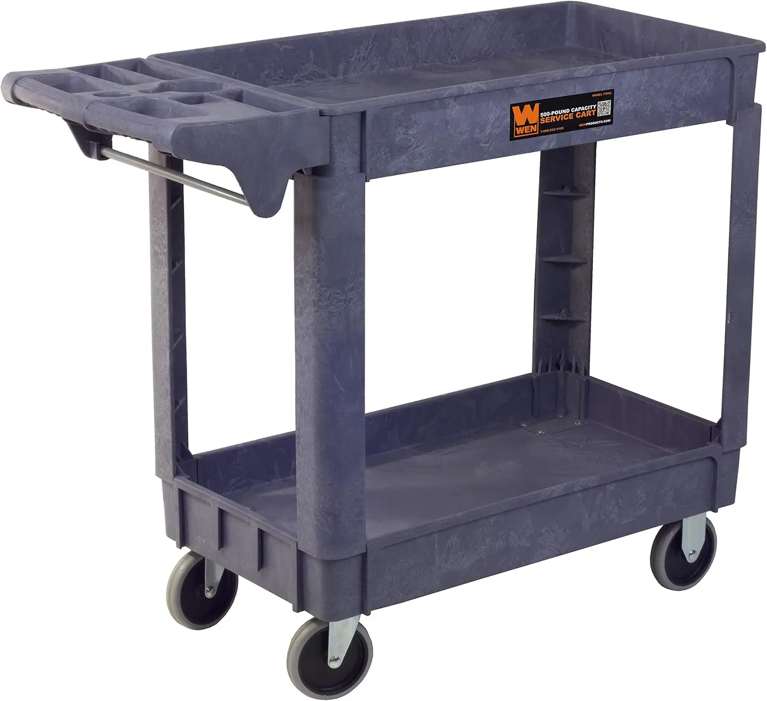 Service Utility Cart, 500-Pound Capacity, 40 x 17-Inch