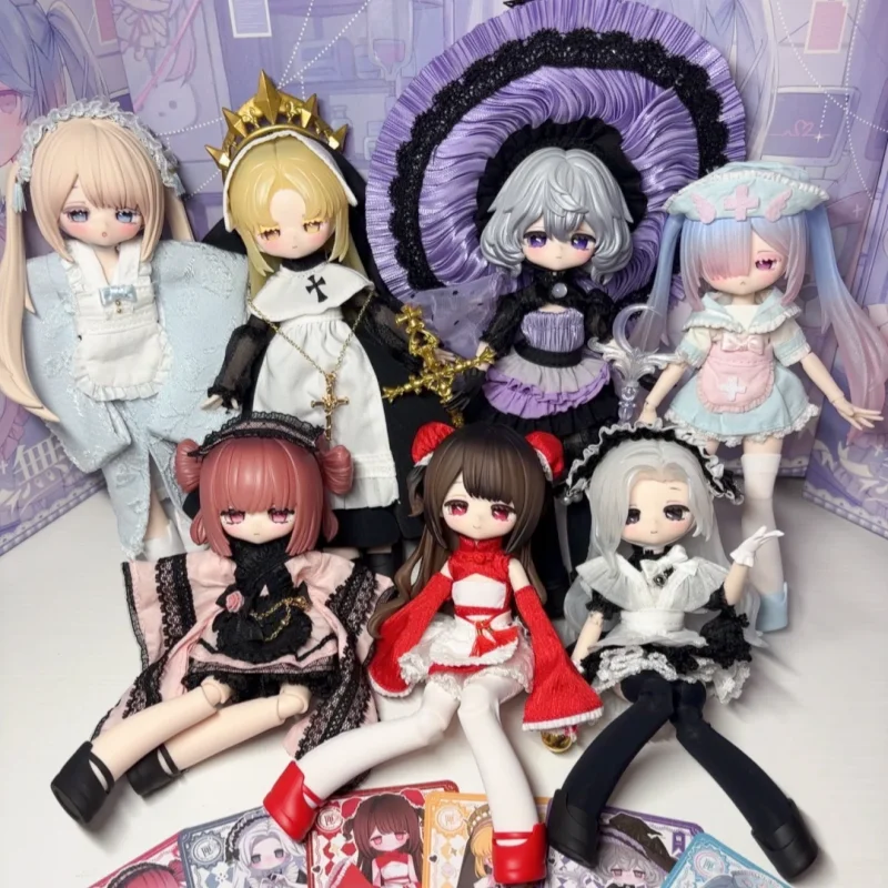 

Poetry In The Box 1/12 Bjd Blind Box Genuine New Asymptomatic Series Maid Style Kawaii Collectible Doll Birthday Christmas Gifts
