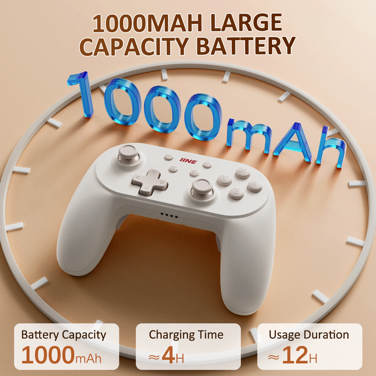 وحدة تحكم لاسلكية IINE-Athena ، متوافقة مع التبديل ، الكمبيوتر ، IOS ، Android ، مشغل تأثير القاعة ، دعم الماكرو والتوربو