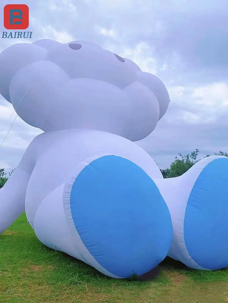 Modelo inflável gigante da boneca da nuvem, parque da propaganda do shopping, suportes da paisagem, tamanho pode ser personalizado