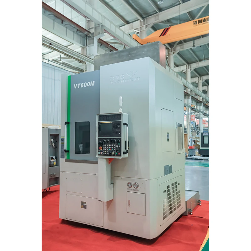 Airow Industrial VT600 3-Axis  Control Vertical Twin Spindle CNC Turning Lathe Heavy Duty High-Accuracy 12-Station Tool Post
