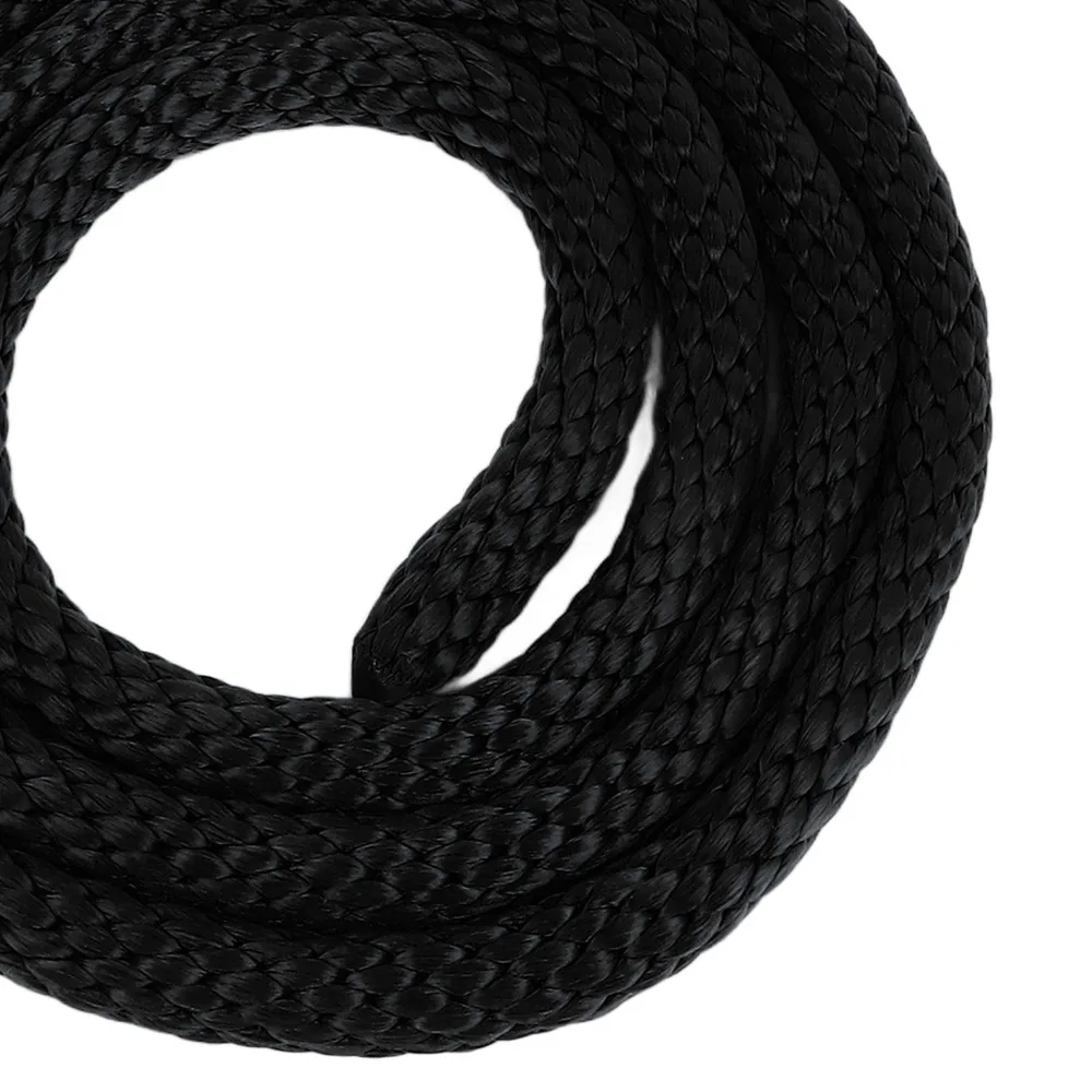 PP Horse Lunge Line High Tensile Thickened Rope Horse Training Rope 6.6ft Length Heavy Duty Horse Web Lunge Line Competition