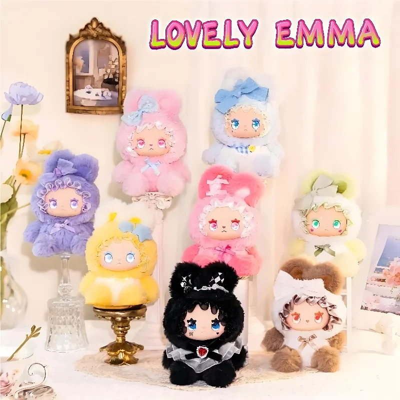 

Genuine LOVELY EMMA Little Rabbit Alliance Series Blind Box Cute Vinyl Face Plush Doll Desktop Decoration Pendant Surprise Gift