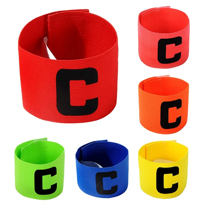 2pcs Captain's Armband Football Captain's Armband, Football Training equipment Team Grouping, Armband C, Armband Tie - view 5