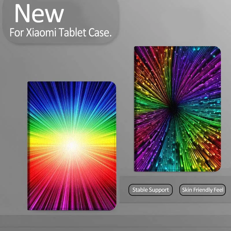 

Colorful Light Burst Effect Gift Tablet Case For Xiaomi Redmi Mini Pad SE K 2 4 5 6 7 8 2023 2025 11 8.8 11.2 10.1 Pro