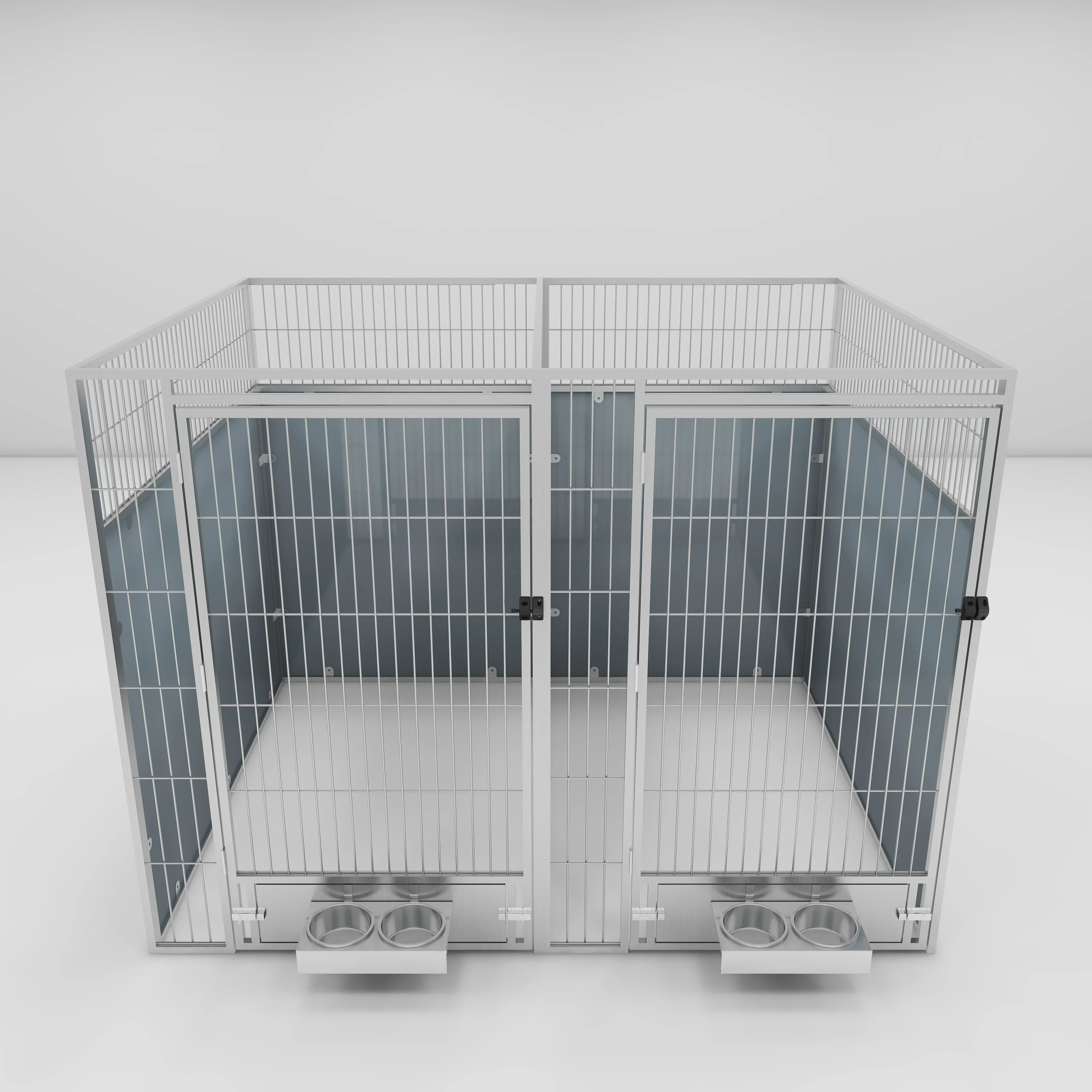 Pet grooming station Modular large dog kennel Novelty Designed Luxury kennels support 3D design hotel pet boarding cage kennel