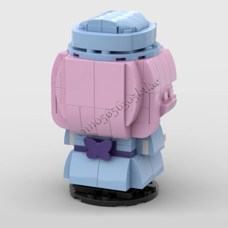 206PCS MOC Classic Cartoon Figure Touhou - Yuyuko Regali Modello Puzzle personalizzato Architettura Educazione fai da te Assemblaggio Set Giocattoli Regali