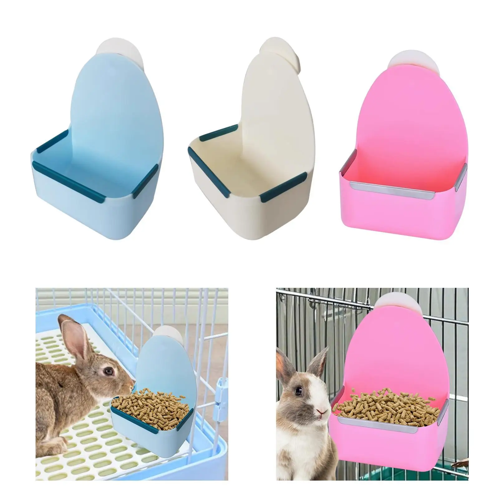 Guinea Pig Hay Feeder Easy Refill Bin Feeder Food Basket Grass Frame Rack for Hedgehog Hamsters Small Animals  Chinchilla