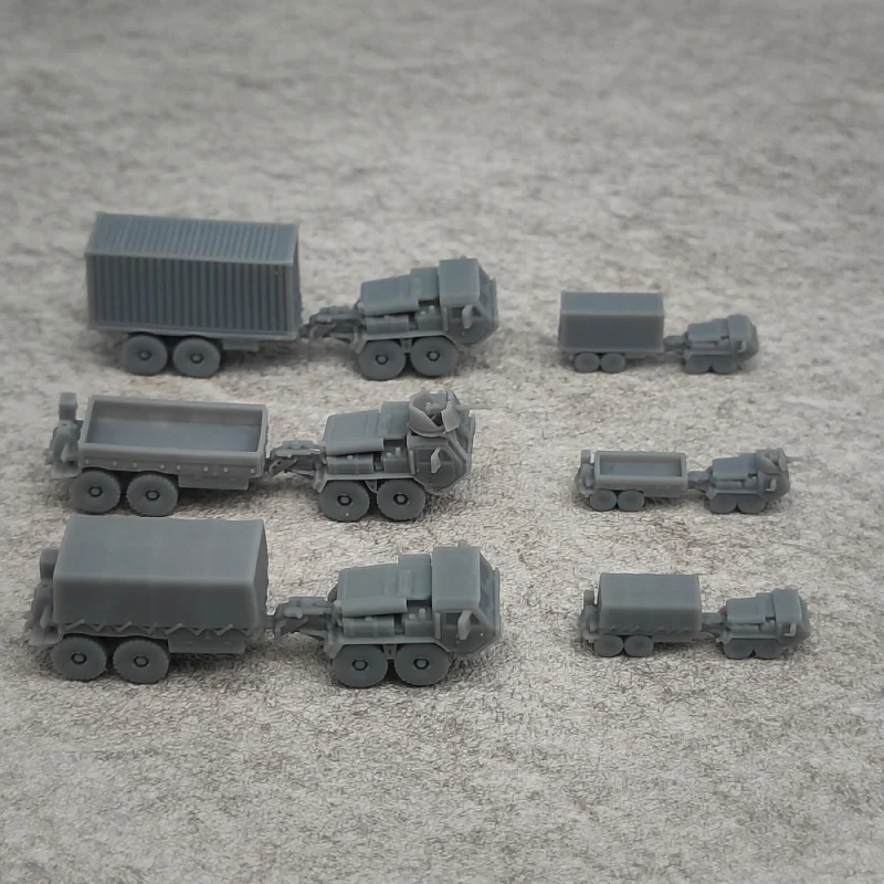 5 قطع M977 OSHKOSH نموذج شاحنة تكتيكية من الراتنج 1/350 أو 1/700 نموذج مصغر لعربة دبابة TK419