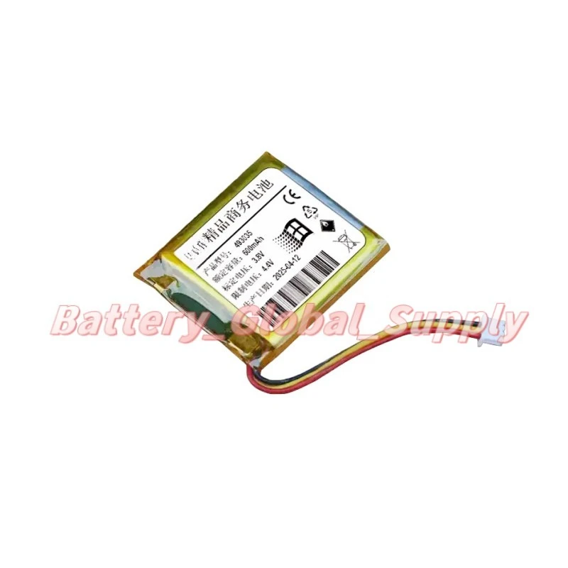 

Аккумулятор подходит для Bluetooth-гарнитуры PX7 493035 3.8V 600mAh, новый, 1 шт.