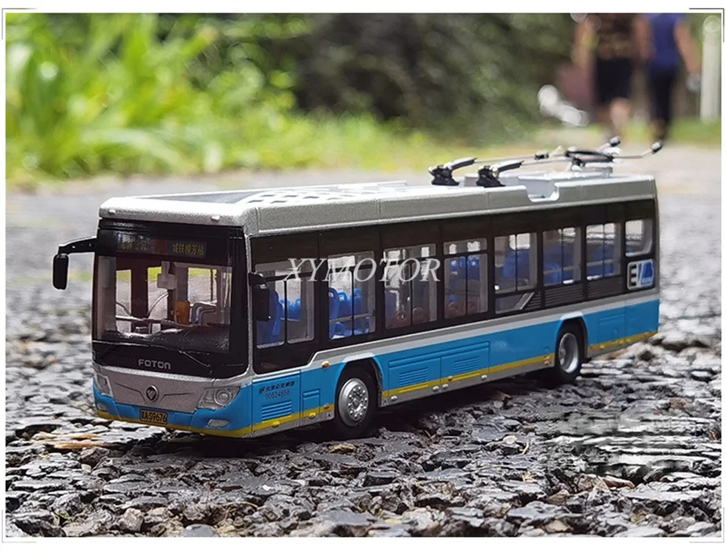 1/64 Beijing City Bus BJDWG-120 No.116 Electric Bus Diecast Model Car Kids Boys Girls Toys Gifts For Display Collection Ornament