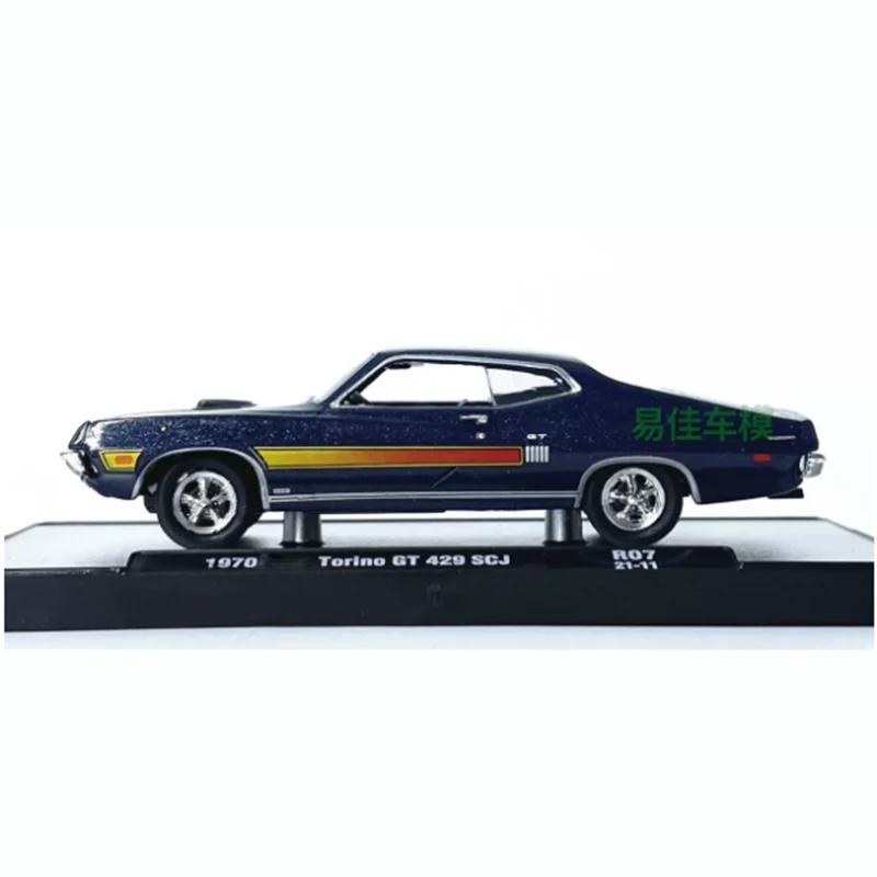 

M2 масштаб 1:64 1970 Torino GT 429 SCJ модель автомобиля из сплава, классический сувенир для взрослых, подарок, статический дисплей