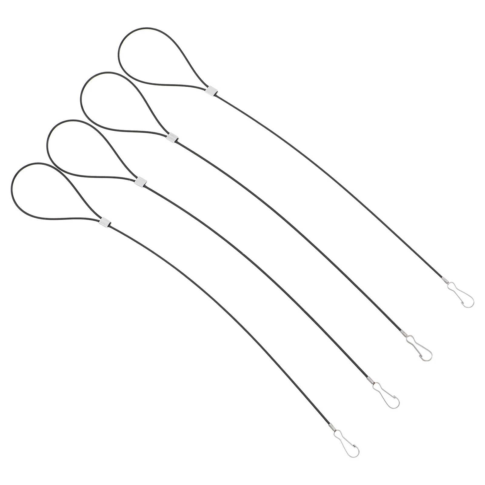 4 個のステンレス鋼ゲートラッチケーブルプル調節可能なドアラッチ木製金属フェンス用裏庭ガーデンゲートオープナーセキュリティ