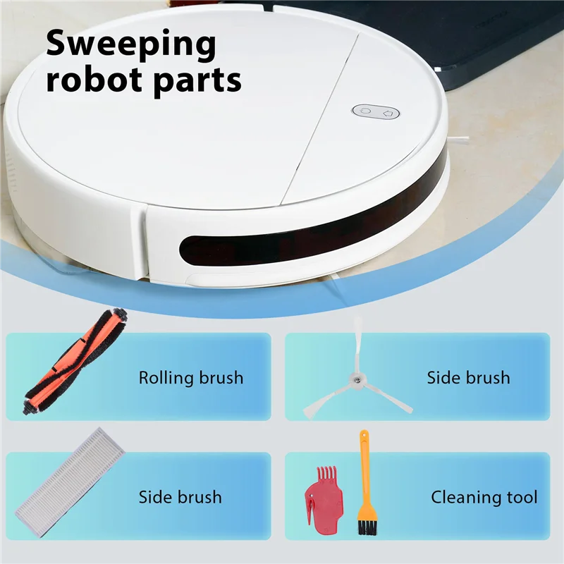 ABKR-For Xiaomi G1 Mi Robot Vacuum-Mop الأساسية فلتر HEPA فرشاة جانبية فرشاة رئيسية Mijia الأنظف استبدال الملحقات