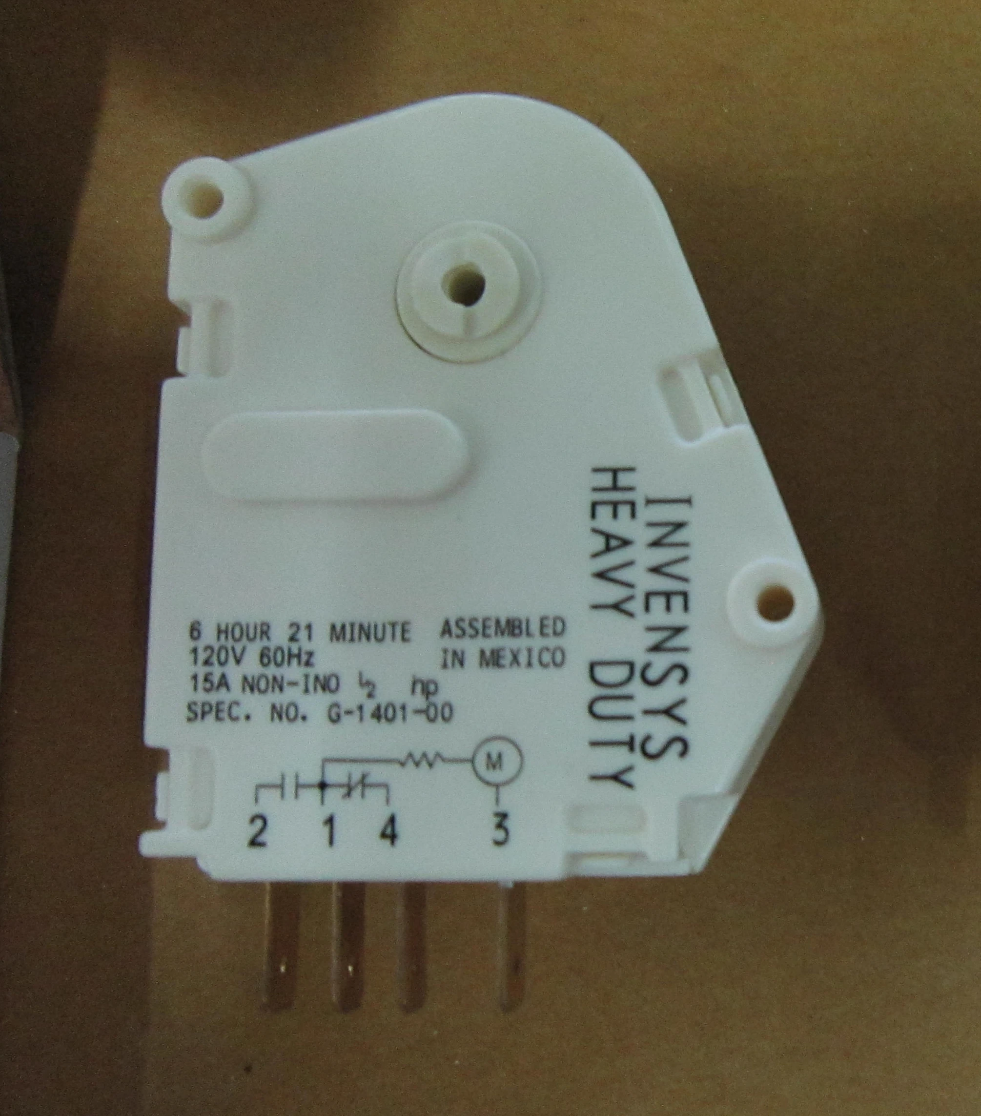 Whirlpool Refrigerator Defrost Timer Refrigeration Accessories Phillips Mechanical Defroster DBZC-1210-1G6