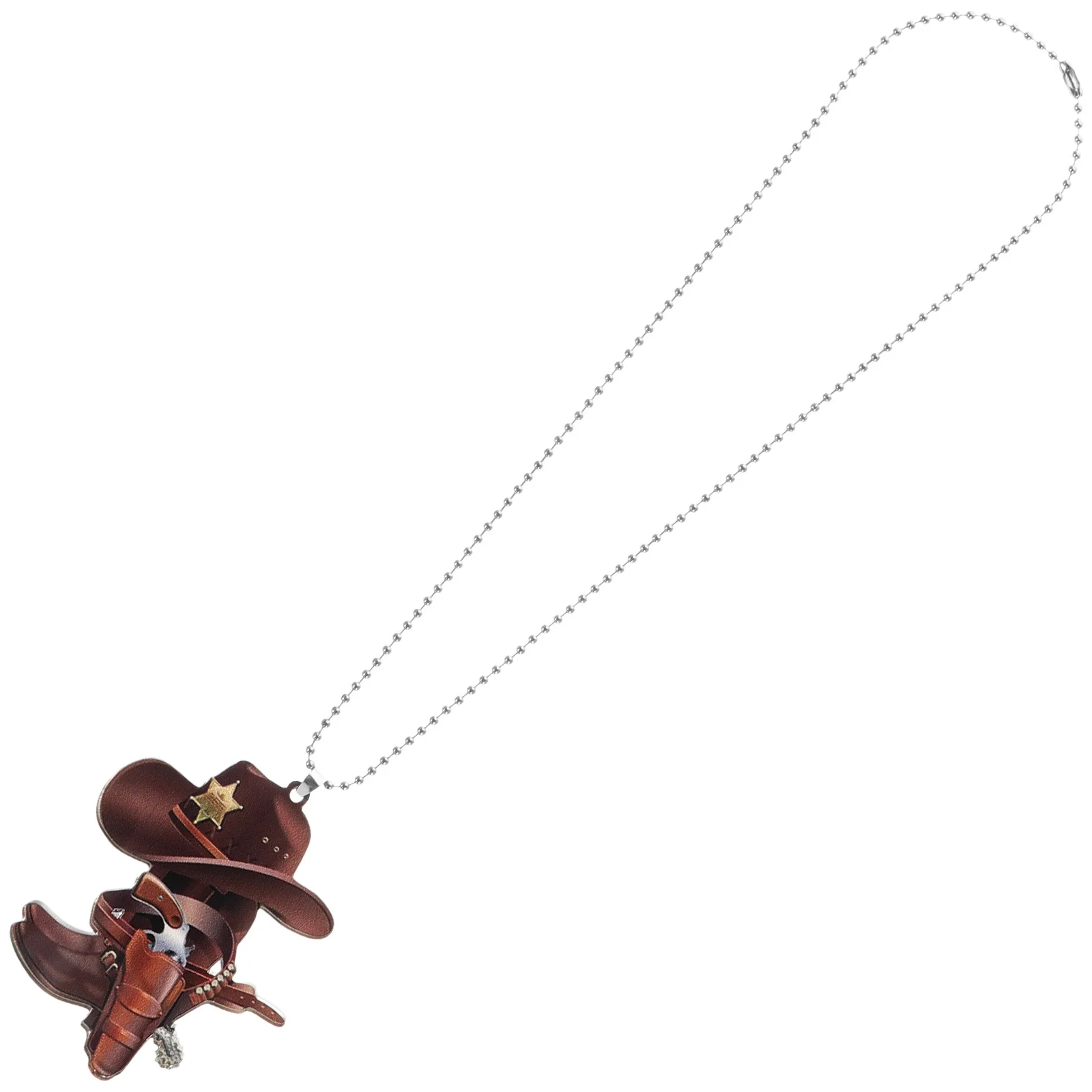 

Cowboy Hat Boots Hanging Ornament Car Mirror Dangler Retro Decor Rearview Mirror Pendant Auto Decoration Hanging Trinket
