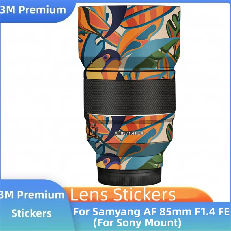 For Samyang AF 85mm F1.4 FE II Decal Skin Vinyl Wrap Film Camera Lens Body Protective Sticker Coat AF 85/1.4 II AF85F1.4FEⅡ