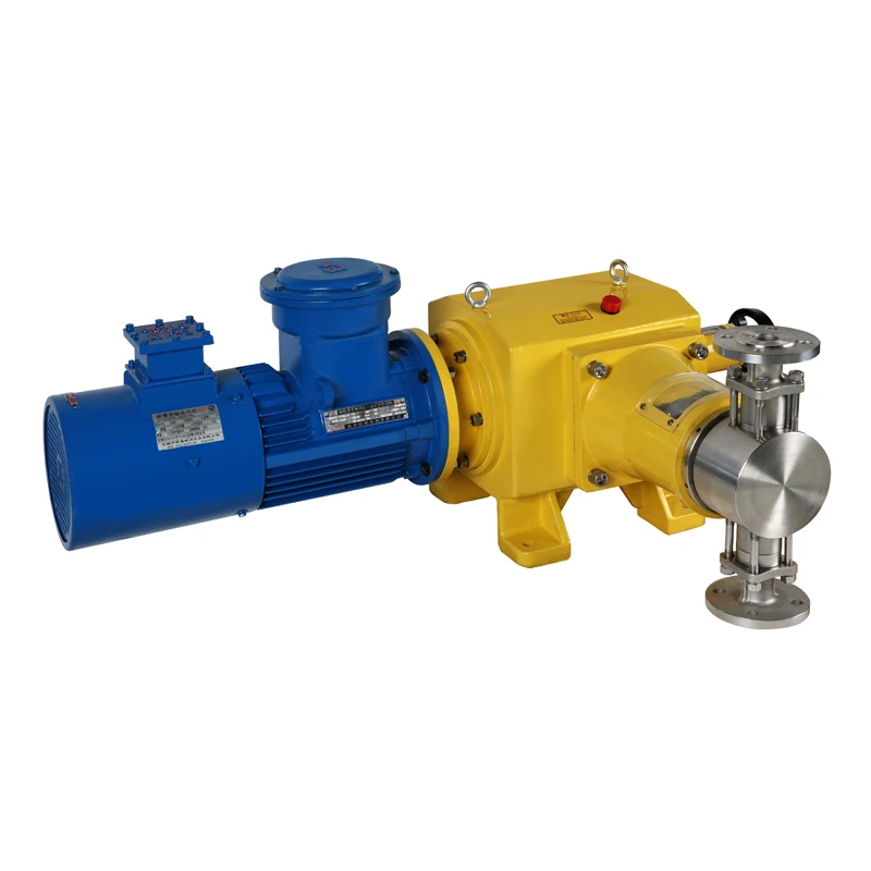 Industrial High Pressure Hydraulic Diaphragm Dosing Metering Pump For Chemical Liquid