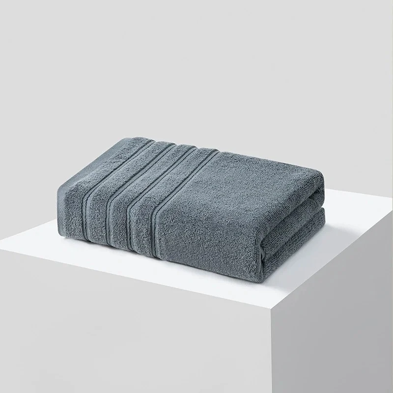 Asciugamano da bagno in cotone 100%, decorazione a strisce verde scuro Asciugamani da bagno da spiaggia altamente assorbenti per nuoto Spa Home Hotel 70 * 140 cm