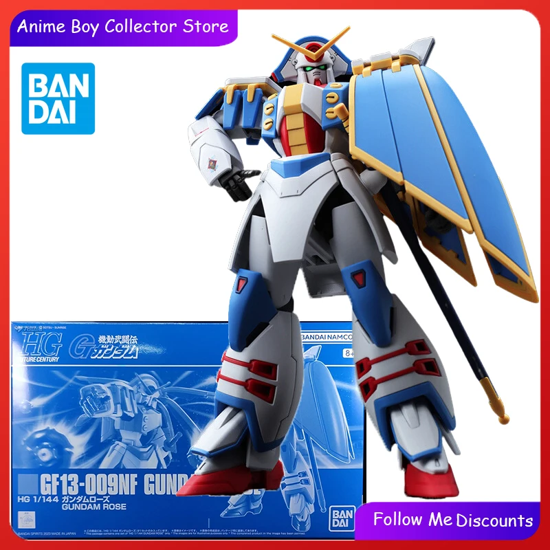 

BANDAI PB HG 1/144 Anime Mobile Fighter Gundam Rose Gundam Assembly Model Action Toy Figures Gift for Kids