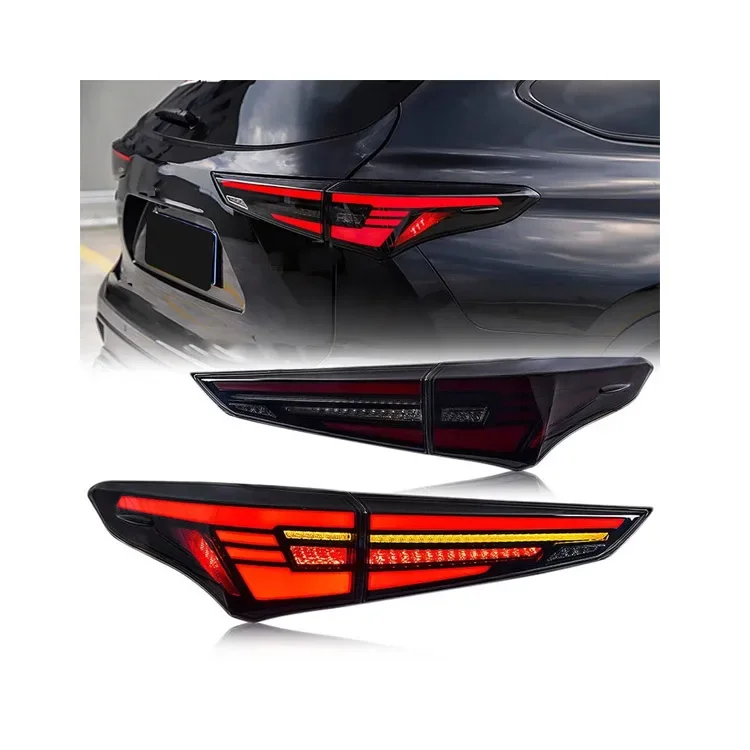 1 Unit Tail Lamp Light Auto Spare Part Rear Light Car Tail Lamp for ToYT Highlander 2020-2021