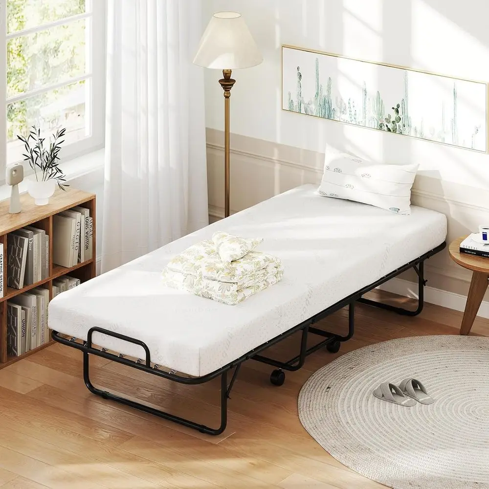 olding Bed with Mattror Adults, 75