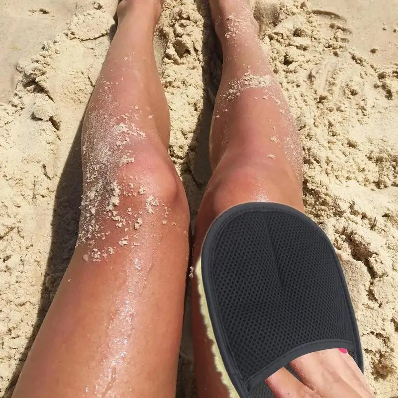 

Sand Off Beach Mitt Sand Cleaner Mitt Skin-Friendly Beach Sand Cleaner Quick Sand Remover For Summer Vacation Beach Must Haves