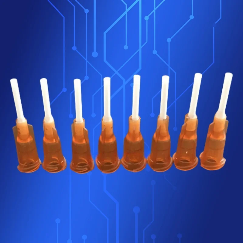 

‌ Гибкие дозирующие иглы 15G PP 1/2 дюйма | 100 шт. непроводящие для эпоксидной смолы/силикона, бесплатная доставка ‌