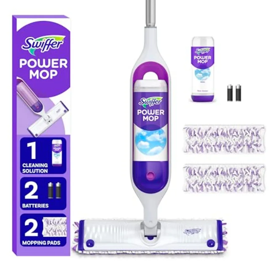 

Набор для уборки пола Swiffer PowerMop Multi-Surface с освежающим ароматом, включает PowerMop 2 и 2 сменных насадки для мытья полов.