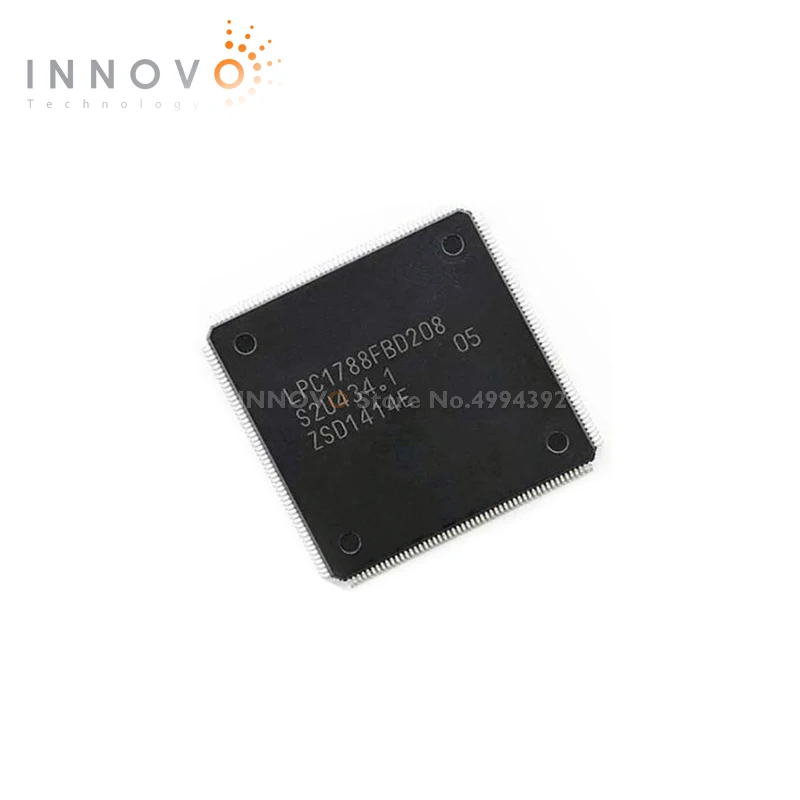 1PCS LPC1788FBD208K LPC1788 MCU 32-bit ARM Cortex M3 RISC 512KB Flash 3.3V Automotive LQFP208   IC CHIP New original