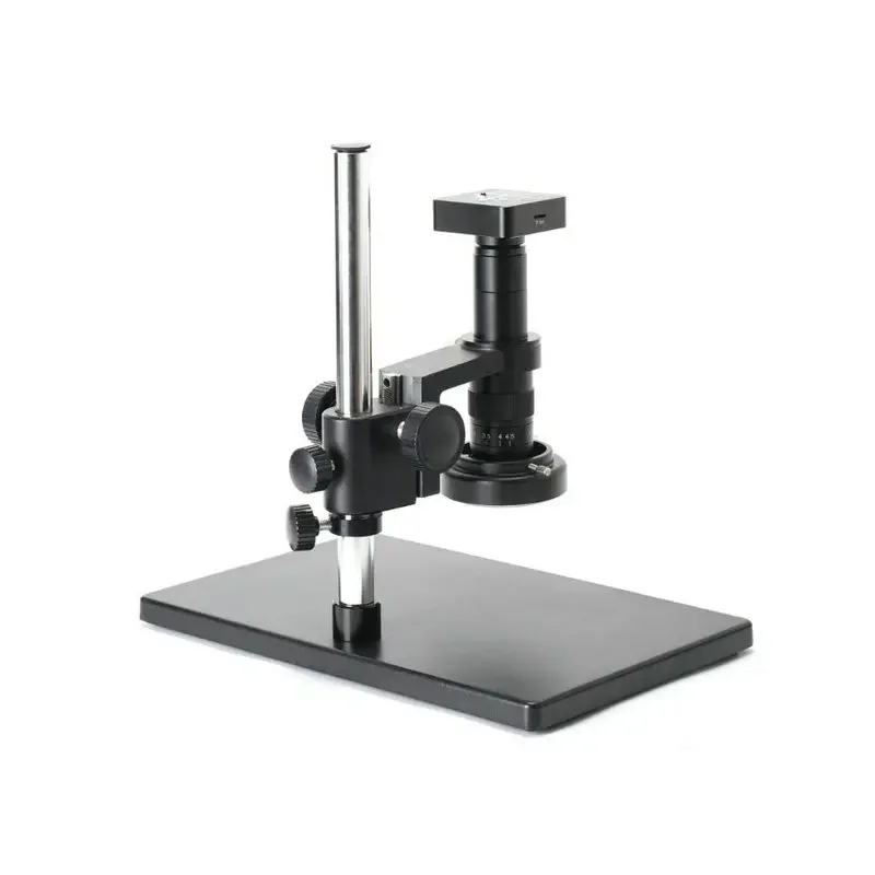 HY-1138A 21MP Camera 4K Video Record 1080P Industrial Microscope W/ 180X Lens USB Output 60LEDs