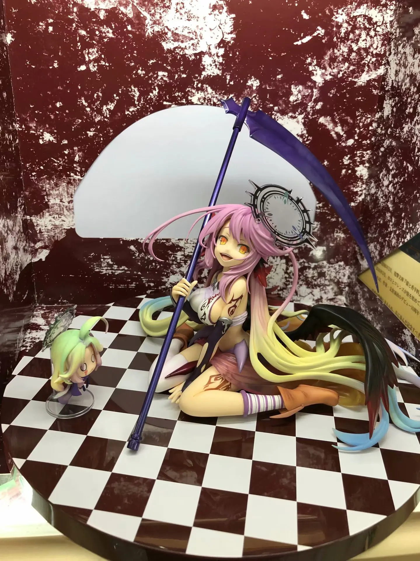 13cm sem jogo sem vida zero azriel shiro jibril anime figura de ação pvc estátua coleção modelo adulto produto brinquedo boneca