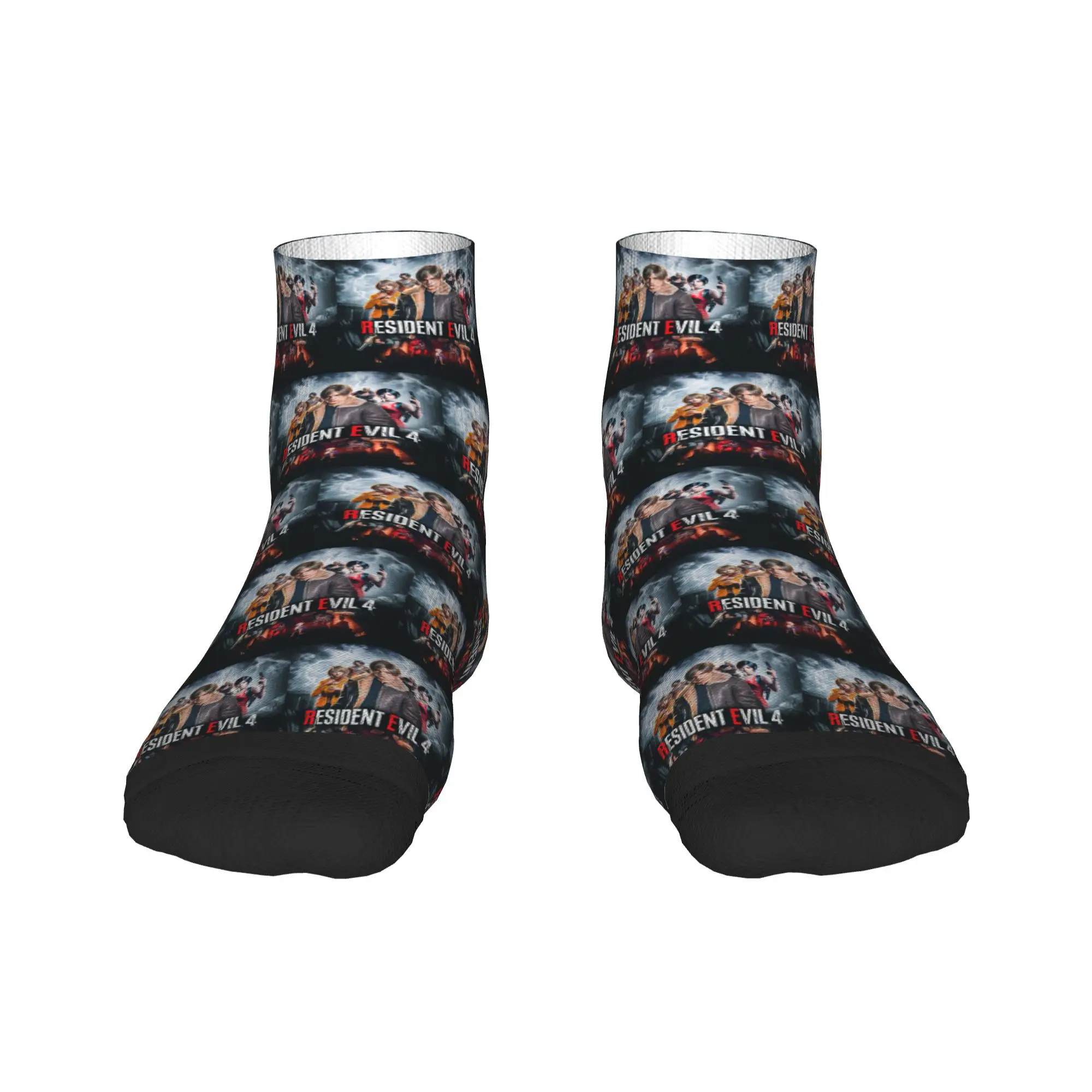 

Resident Evils 4 Funny Games RE4 Socks Harajuku Super Soft Stockings All Season Socks Accessories for Man Woman Birthday Present