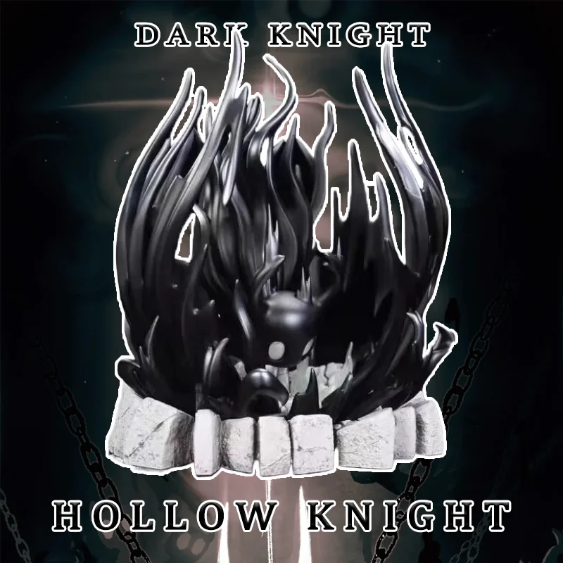 15CM Hollow Knight: Silksong Dark Knight Szene Statue Actionfiguren Modell Spiel Modellbausatz Desktop Trendiges Spielzeug Sammlergeschenke
