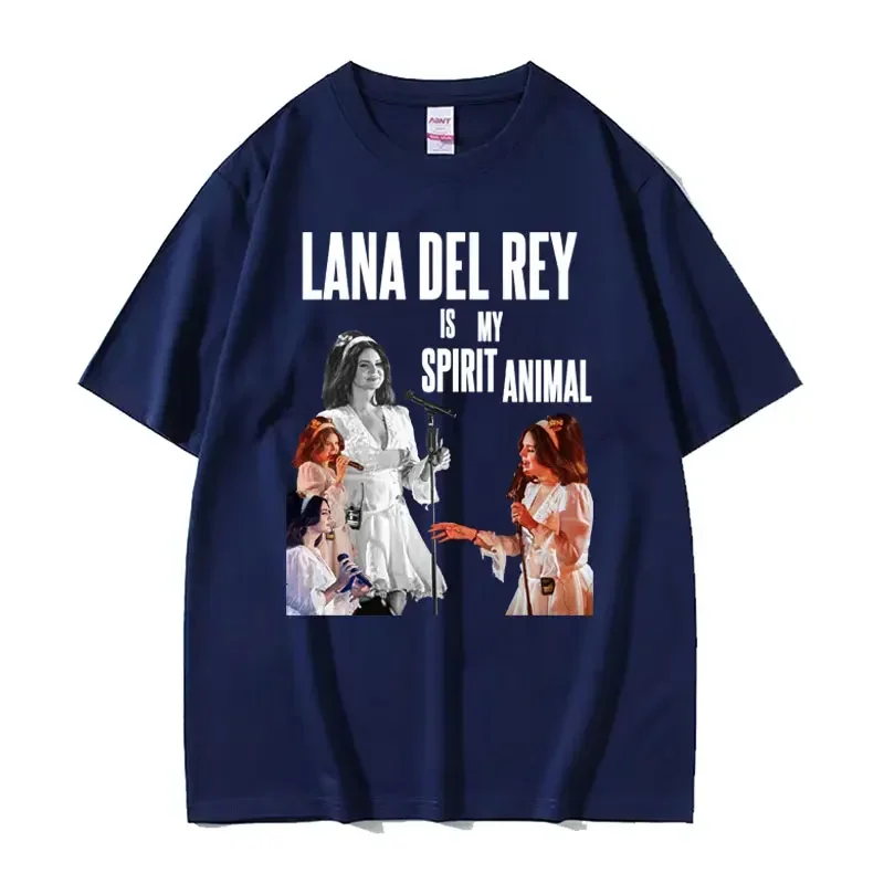 Lana Del Rey Is My Spirit Animal Tribute Inspired Tee Shirt Men Women Clothing Vintage Oversized 100% Cotton T-shirt Streetwear